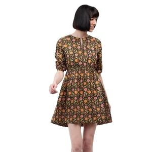 Beau & Ro |  Franklin Mini Dress Pink & Orange Floral